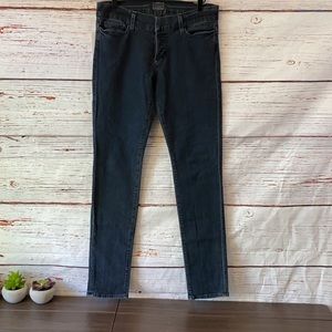 Hudson Jeans Black Button Fly Skinny Size 28
